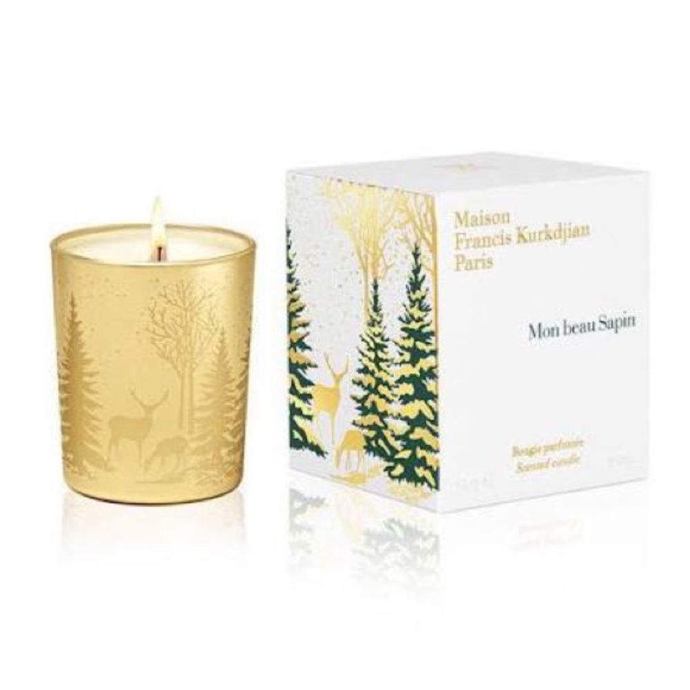 Maison Francis Kurkdjian *Rare* Gold Mon Beau Sapin Candle 190g 6.7oz new in Box